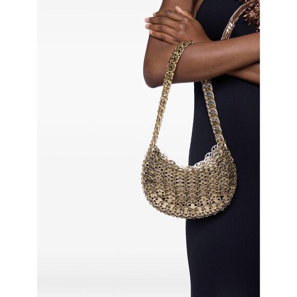 Rabanne Silver Shoulder Bags Women - Picture 3 of 6